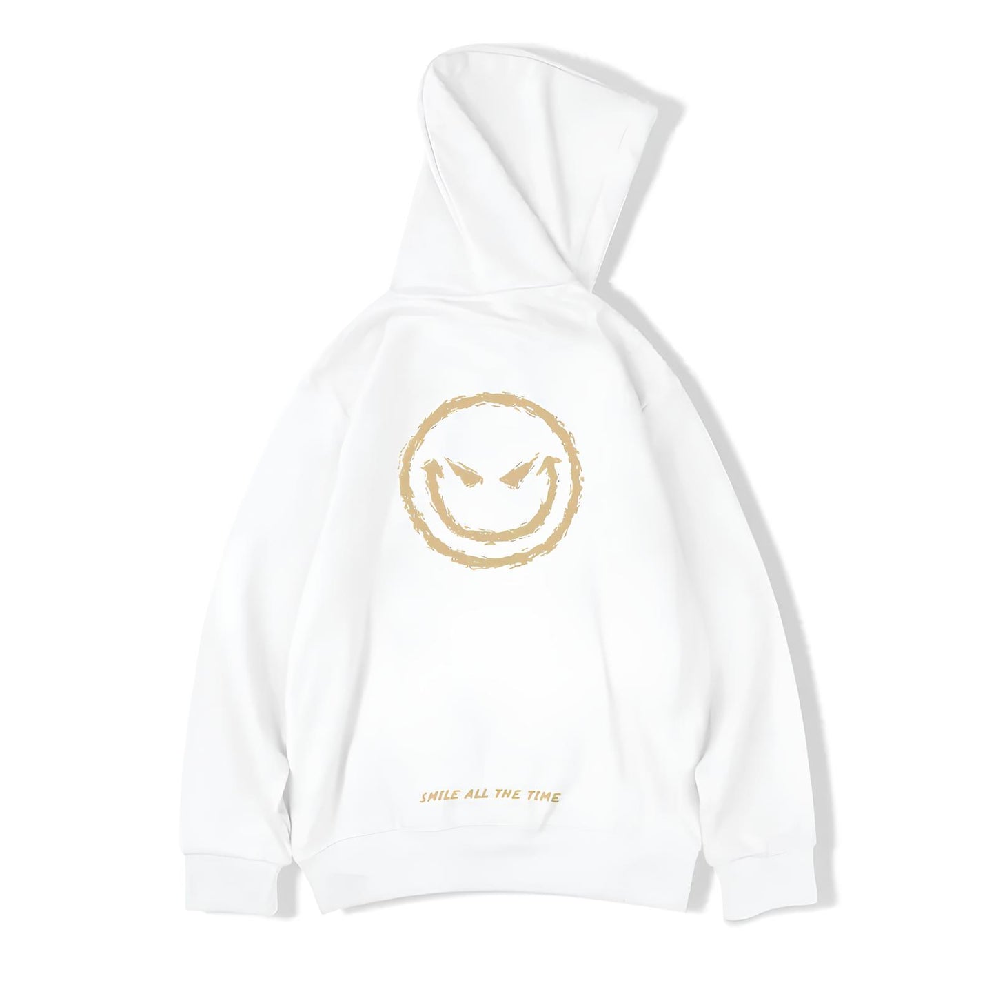 JEEZ Wear Smile Baskılı Oversize Hoodie