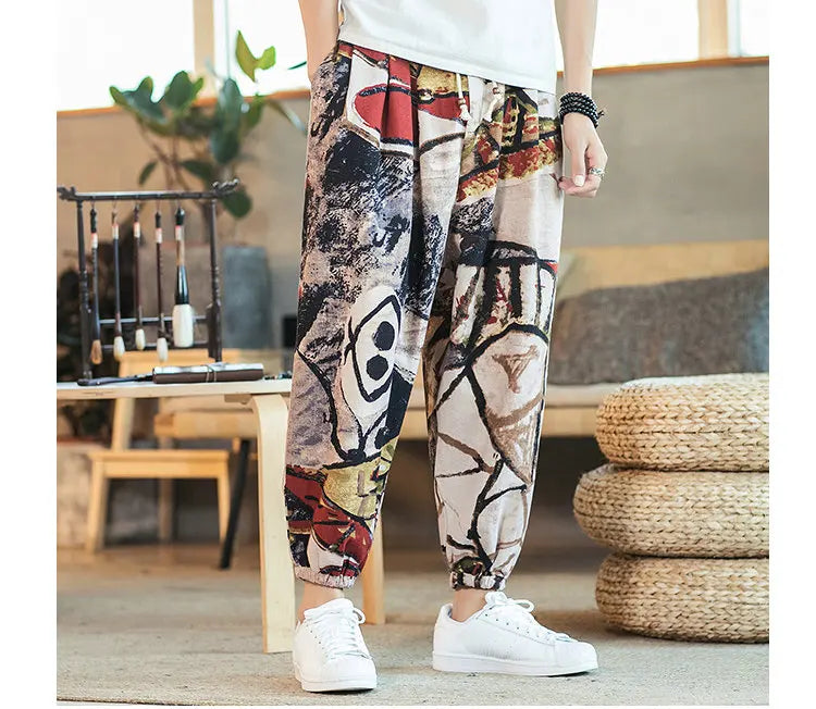 JEEZ Wear Blaze Jogger Printed Streetwear Sweatpants