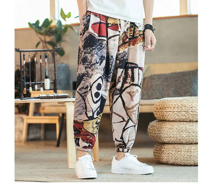 JEEZ Wear Blaze Jogger Printed Streetwear Sweatpants