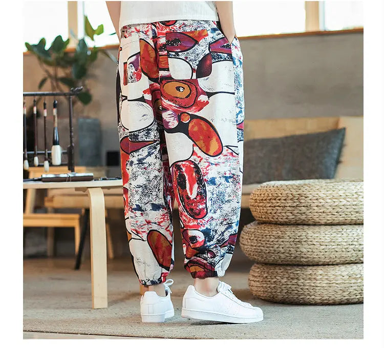 JEEZ Wear Ruby Rush Jogger Baskılı Streetwear Eşofman Altı