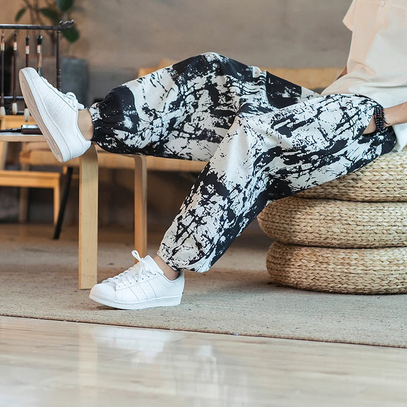 JEEZ Wear Monochrome Jogger Baskılı Streetwear Eşofman Altı