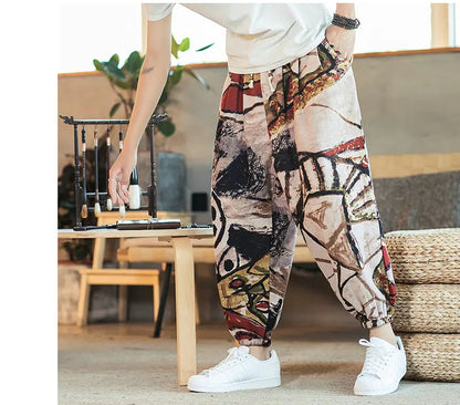 JEEZ Wear Blaze Jogger Printed Streetwear Sweatpants