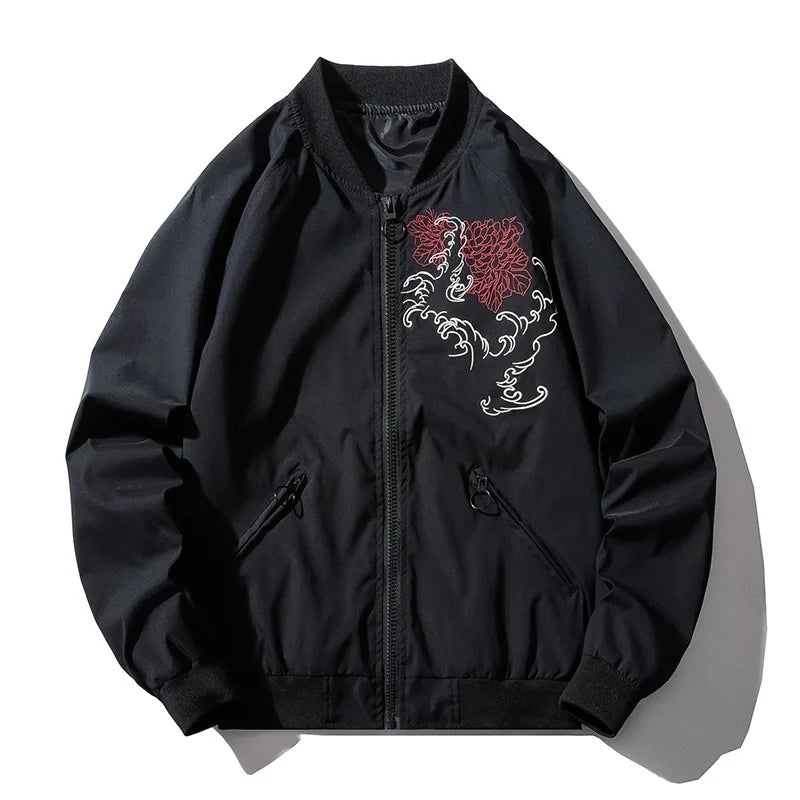 JEEZ Wear Crimson Dragon Bomber Ceket