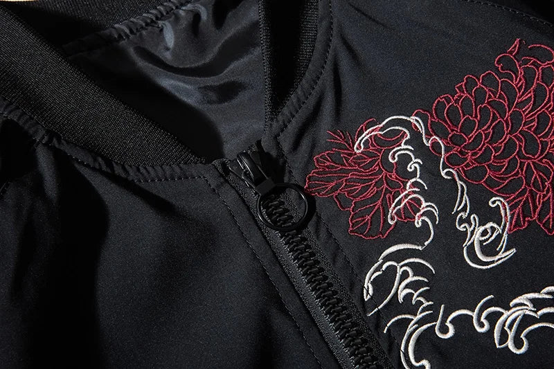 JEEZ Wear Crimson Dragon Bomber Ceket