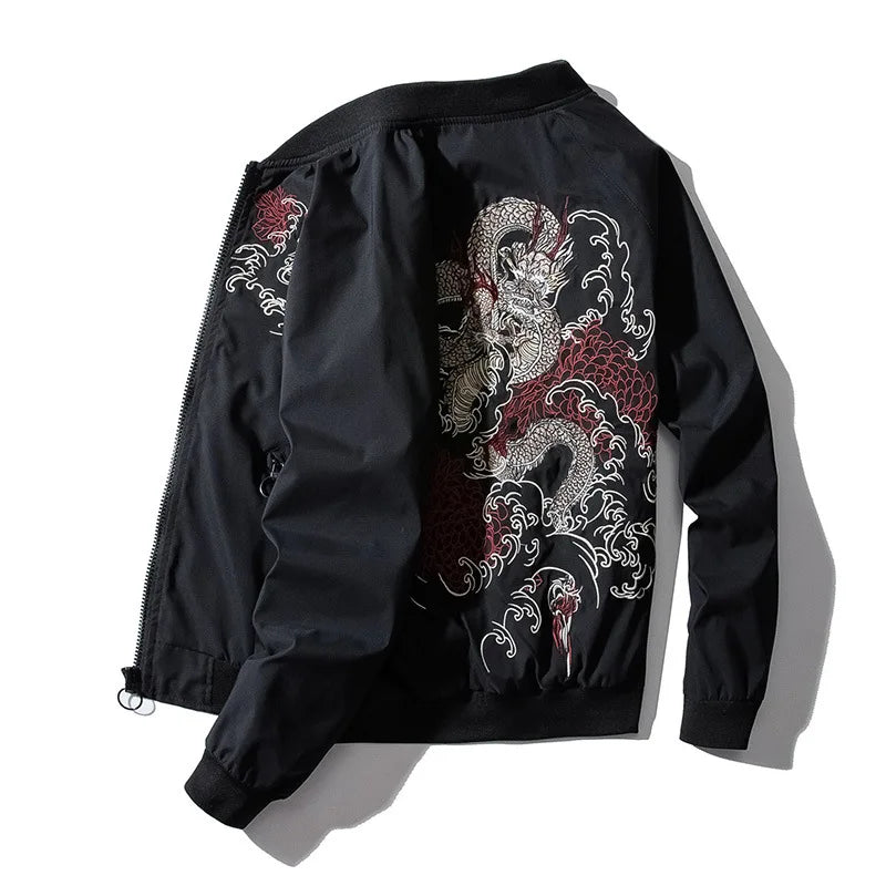 JEEZ Wear Crimson Dragon Bomber Ceket