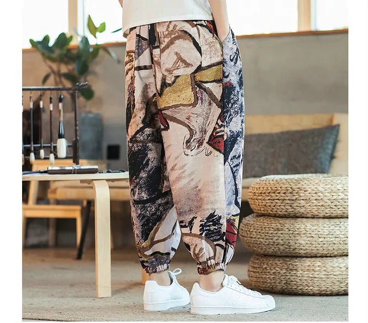 JEEZ Wear Blaze Jogger Printed Streetwear Sweatpants