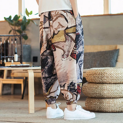 JEEZ Wear Blaze Jogger Printed Streetwear Sweatpants