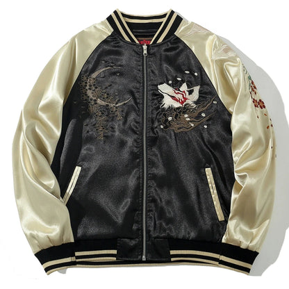 JEEZ Wear Kitsune Moon Bomber Ceket