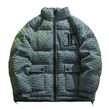 JEEZ Wear RetroRebel Puffer Salaş Kalın Mont