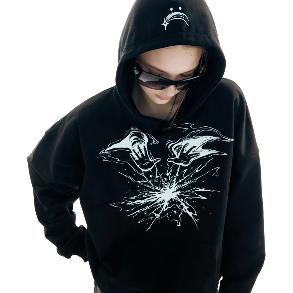 JEEZ Wear Energy Baskılı Hoodie