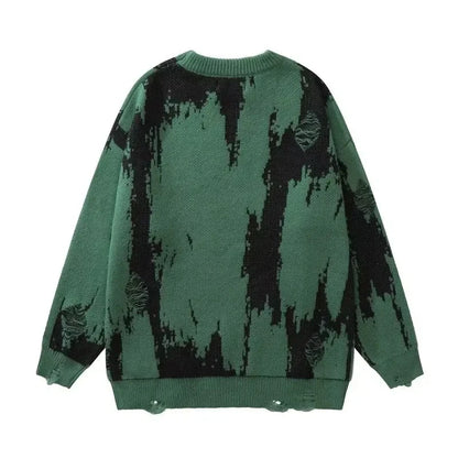 JEEZ Wear Oxide Knit Crewneck Sweatshirt