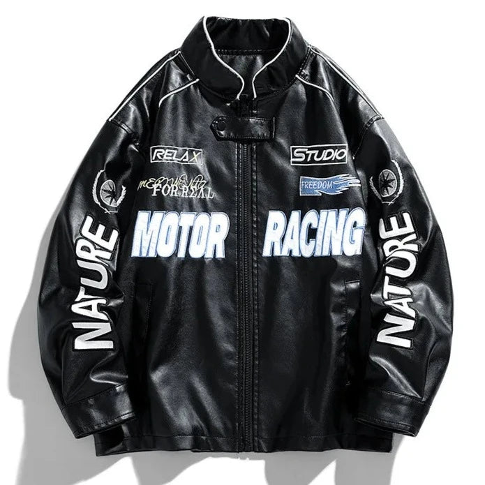 JEEZ Wear Racer Leather Jacket