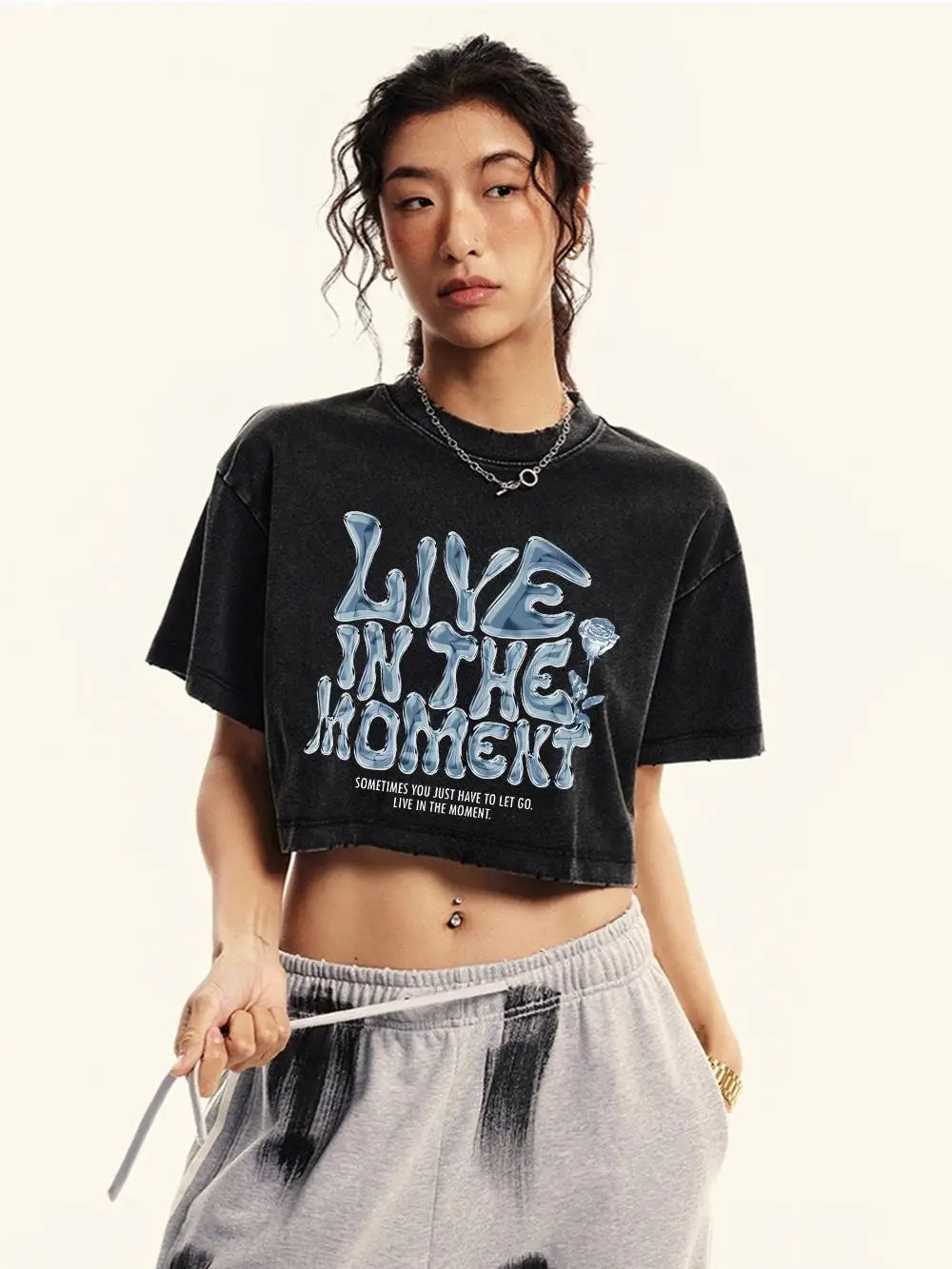 JEEZ Wear Free Spirit Crop Tee