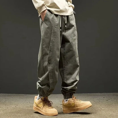 JEEZ Wear Buttoned Up Jogger Kargo Pantolon