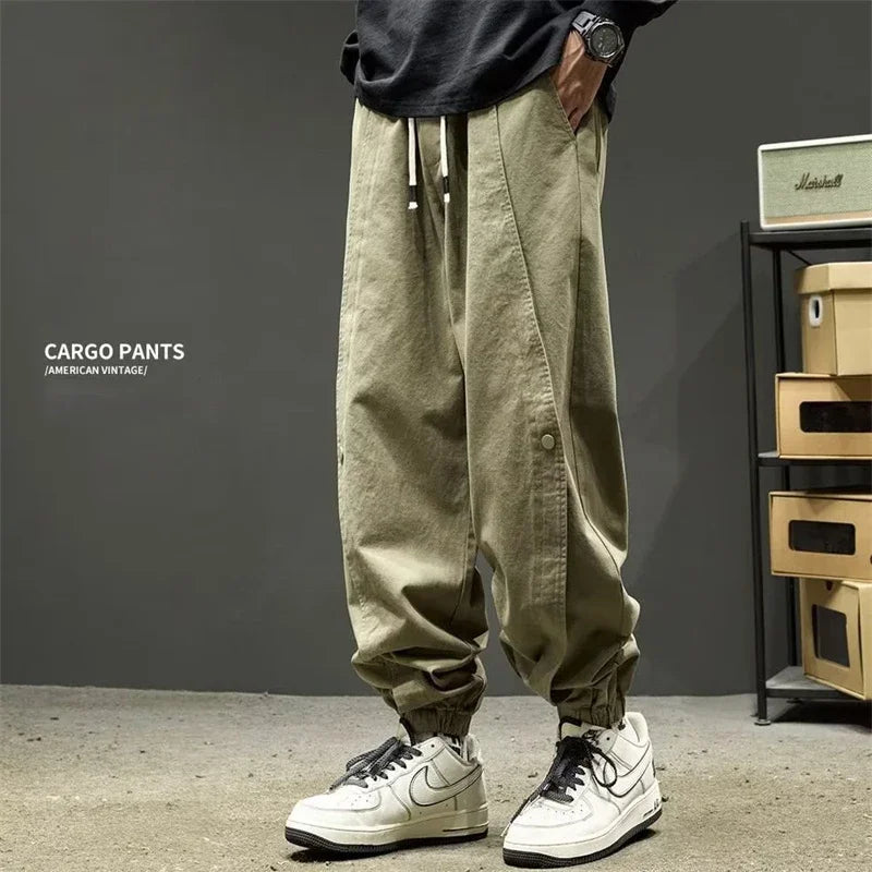 JEEZ Wear Buttoned Up Jogger Kargo Pantolon