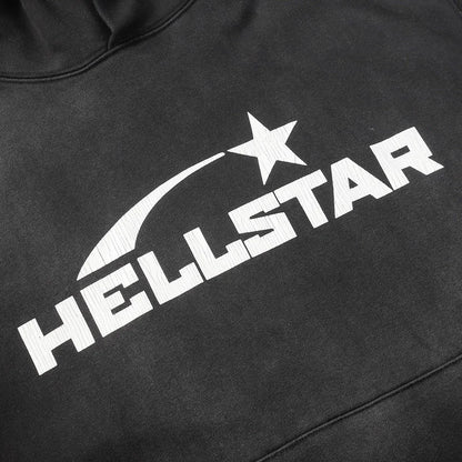 JEEZ Wear HellStar 1.0 Sudadera con capucha estampada extragrande