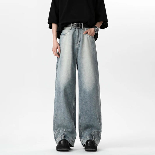 JEEZ Wear Reversed Baggy Denim Pantolon