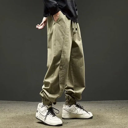 JEEZ Wear Buttoned Up Jogger Kargo Pantolon