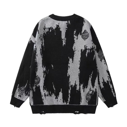 JEEZ Wear Oxide Knit Crewneck Sweatshirt