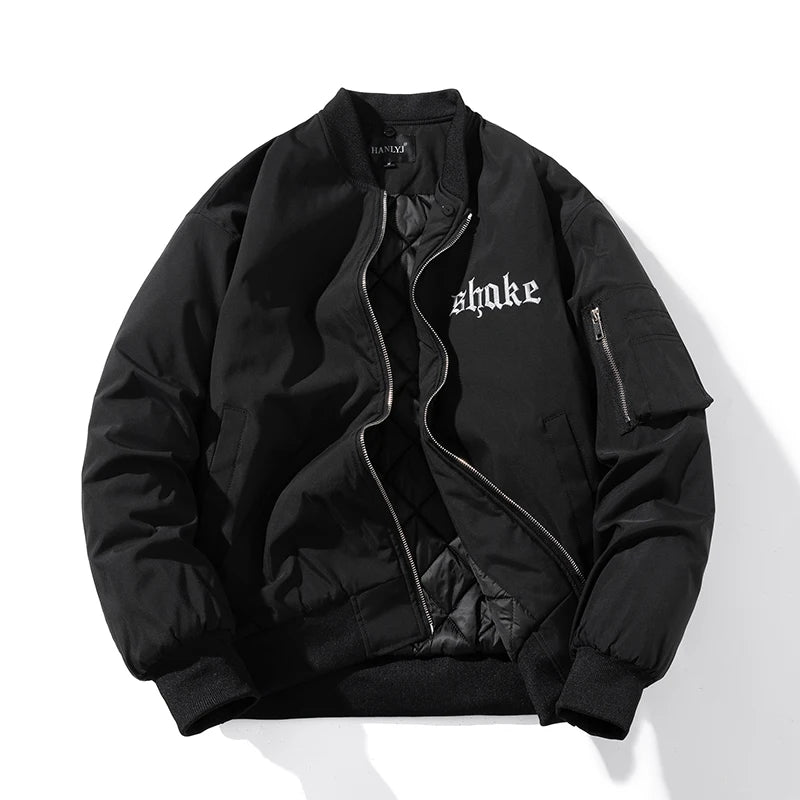 JEEZ Wear Ghost Script Bomber Ceket