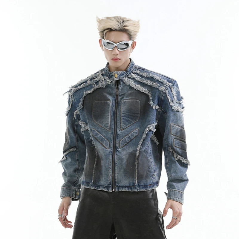 Jeez Wear Cyberpunk Ronin Denim Ceket