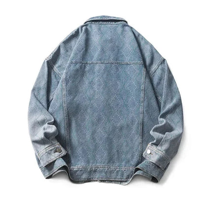 JEEZ Wear Bohemian Divide Denim Jacket