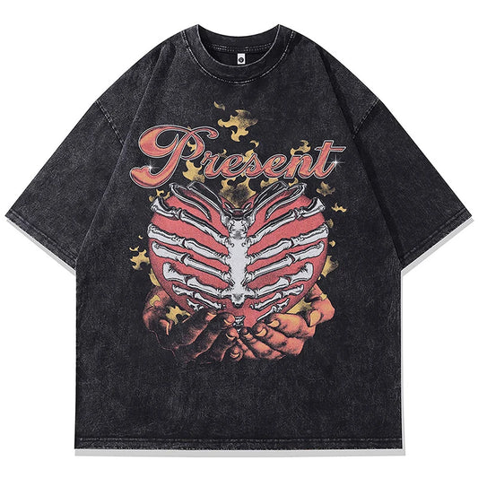 JEEZ Wear Wings of the Night Oversize Yıkamalı T-Shirt