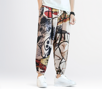 JEEZ Wear Blaze Jogger Printed Streetwear Sweatpants