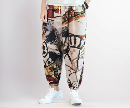 JEEZ Wear Blaze Jogger Printed Streetwear Sweatpants