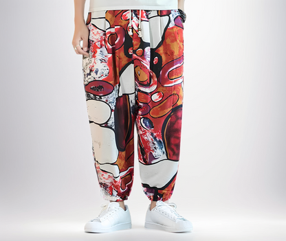 JEEZ Wear Ruby Rush Jogger Baskılı Streetwear Eşofman Altı