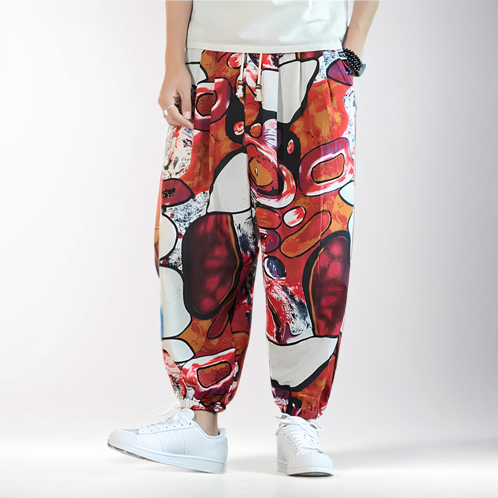 JEEZ Wear Ruby Rush Jogger Baskılı Streetwear Eşofman Altı