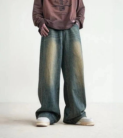 JEEZ Wear Vintage Wash Wide Leg Jeans