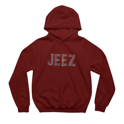 JEEZ Wear Cultural Shock Oversize Baskılı Hoodie