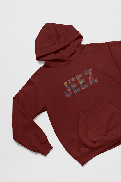 JEEZ Wear Cultural Shock Oversize Baskılı Hoodie