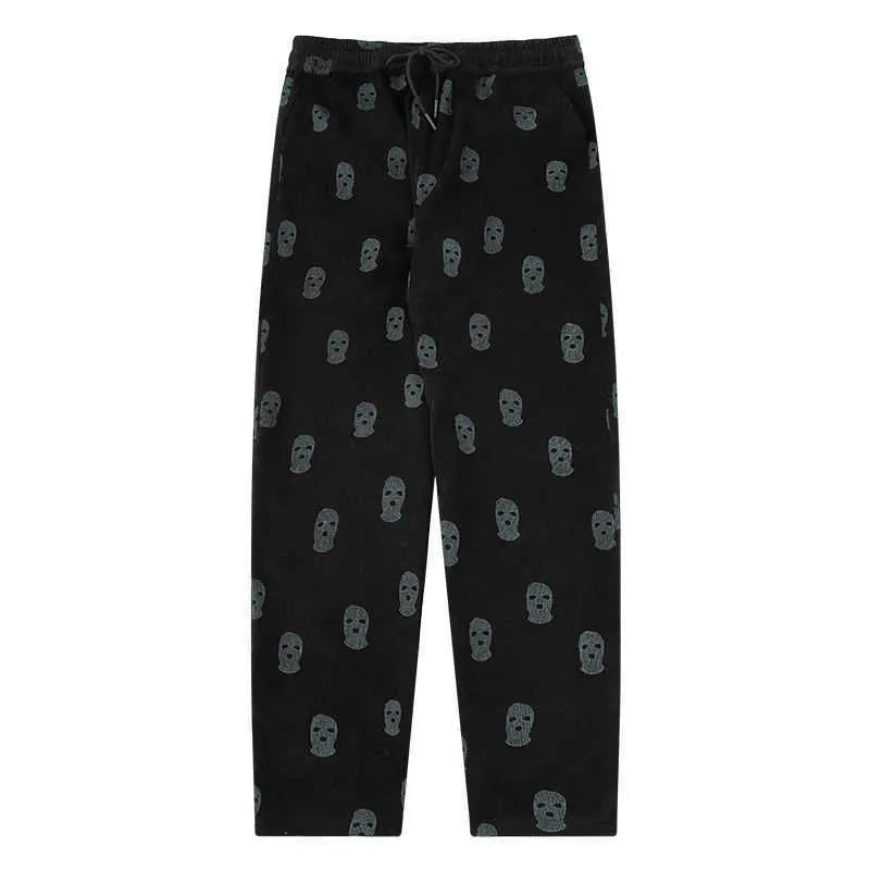 JEEZ Wear Black Skull Denim Pantolon