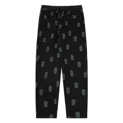 JEEZ Wear Black Skull Denim Pantolon